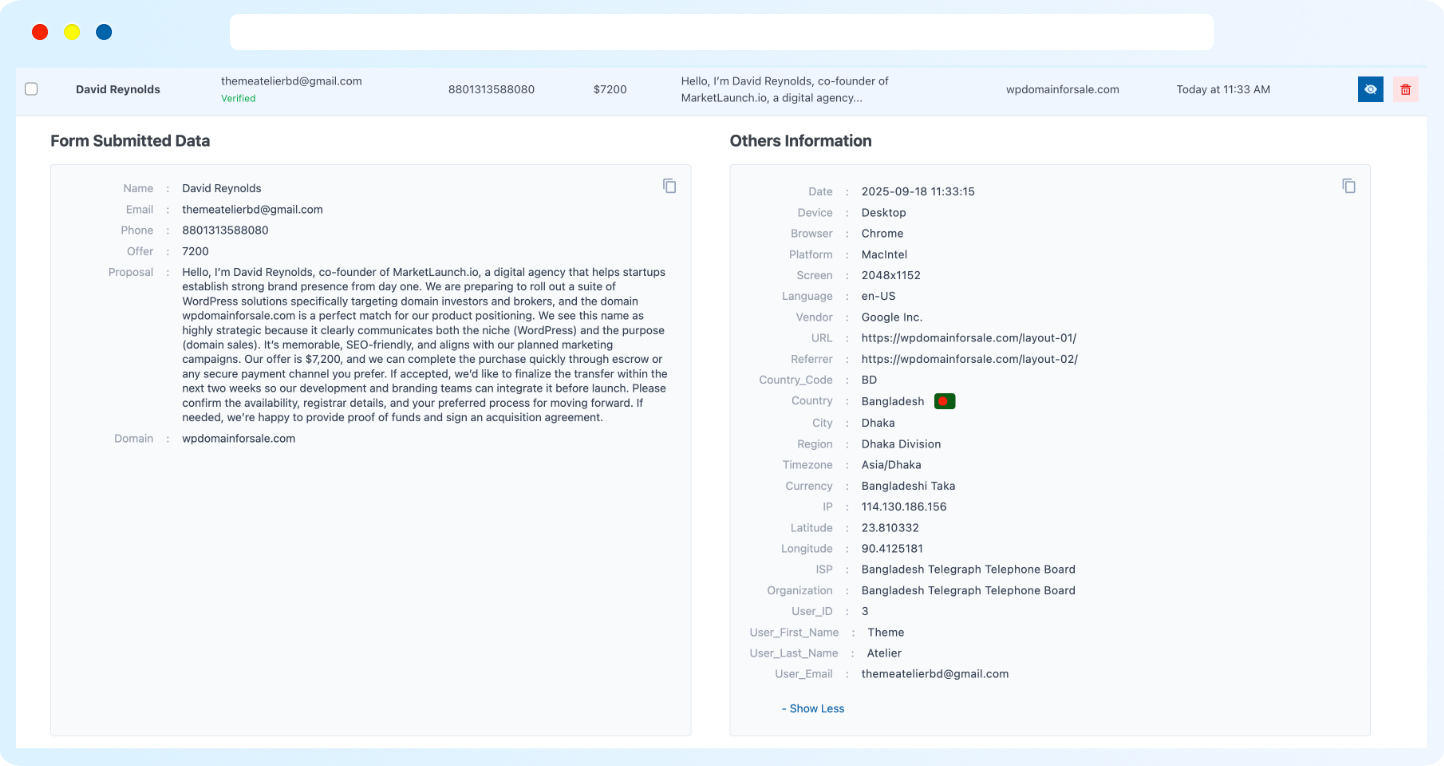 Detailed Buyer Insights
