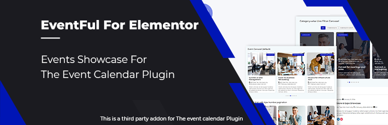 Eventful for Elementor – Elementor Addon for The Events Calendar (Lifetime Deal)