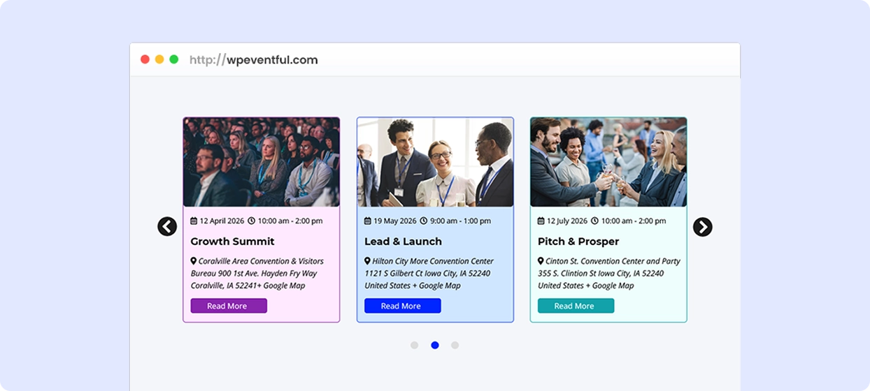 Eventful – Events Display Plugin for The Events Calendar (Lifetime Deal)