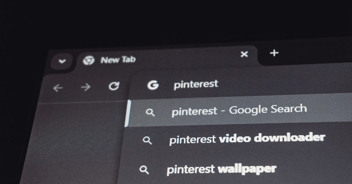 A browser address bar showing URL navigation — how domain buyers discover and visit domain for sale pages