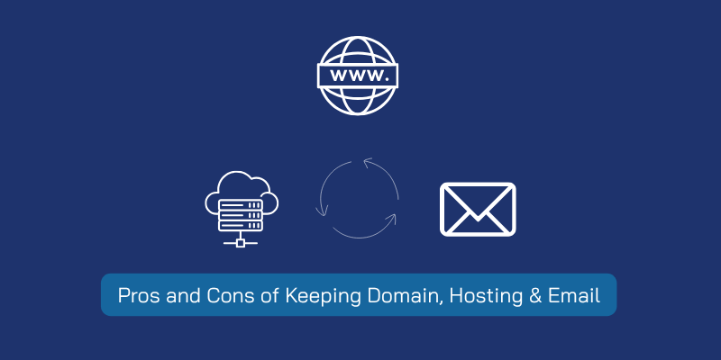 domain hosting and email together