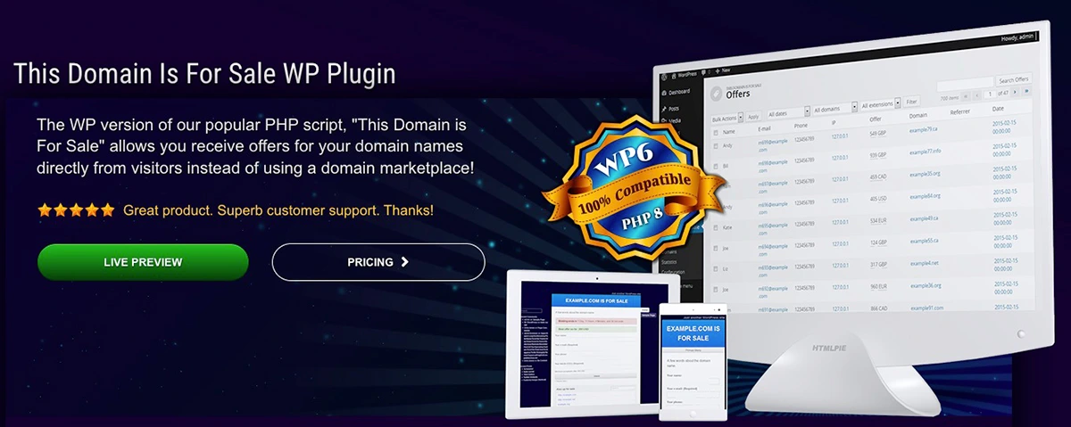 This Domain Is For Sale (HTMLPie)