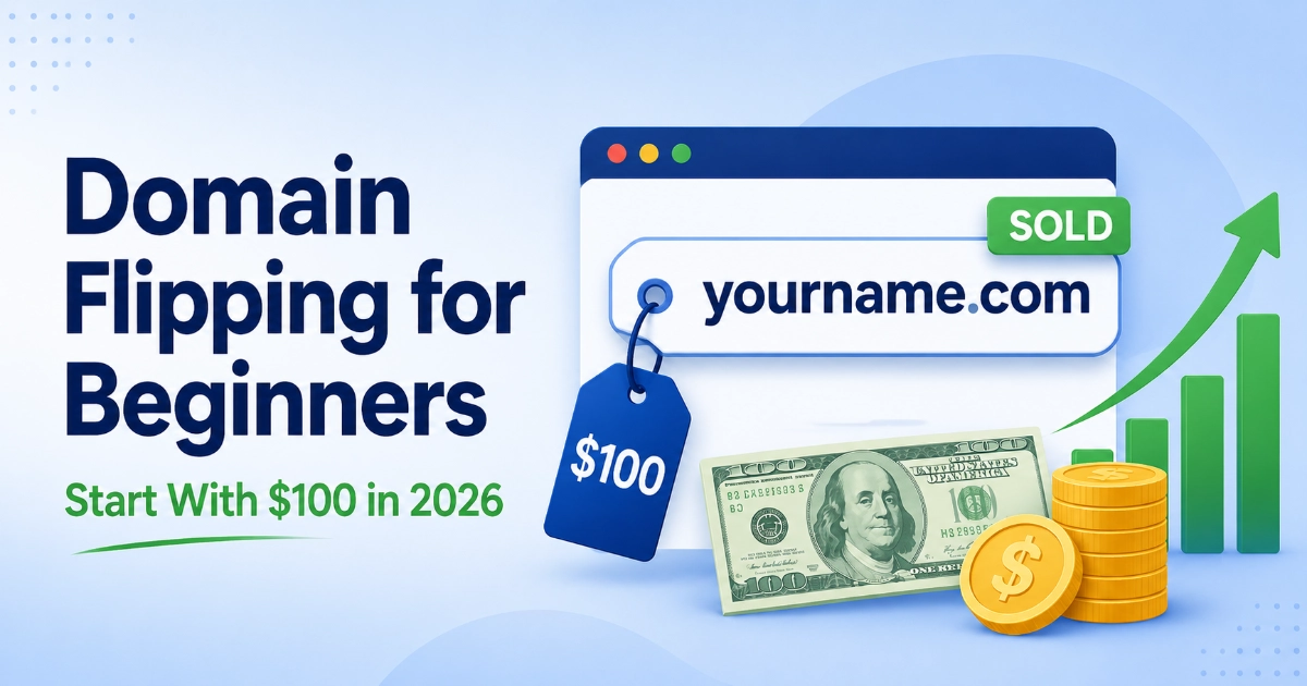 Domain Flipping for Beginners: How to Start With $100 in 2026