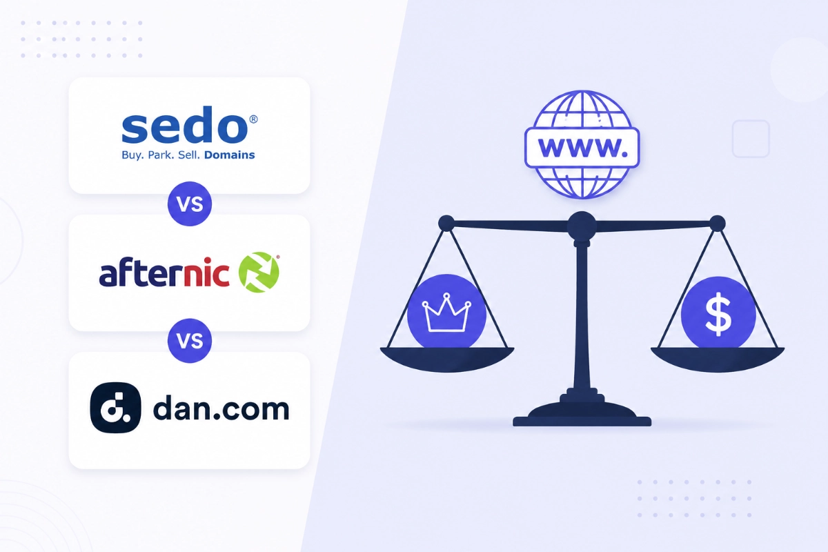 Sedo vs Afternic vs Dan.com: Which Domain Marketplace Is Best in 2026?