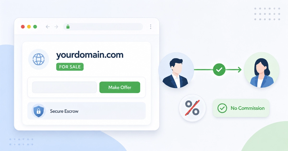 How to Sell a Domain Without Commission: A Step-by-Step Guide