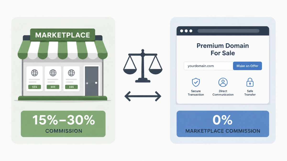 Afternic vs Selling Domains on Your Own Website: Pros, Cons & Real Numbers