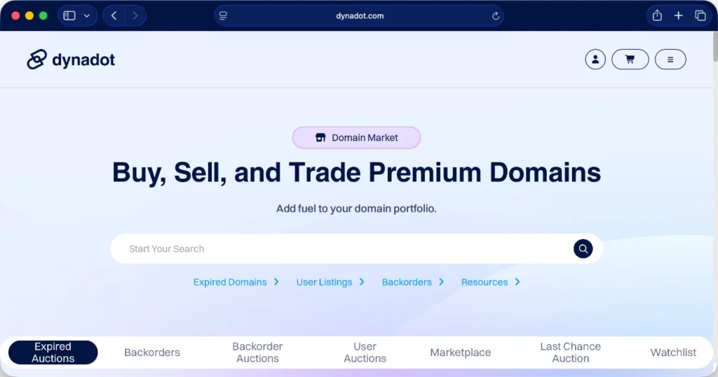 Dynadot - sell domains online