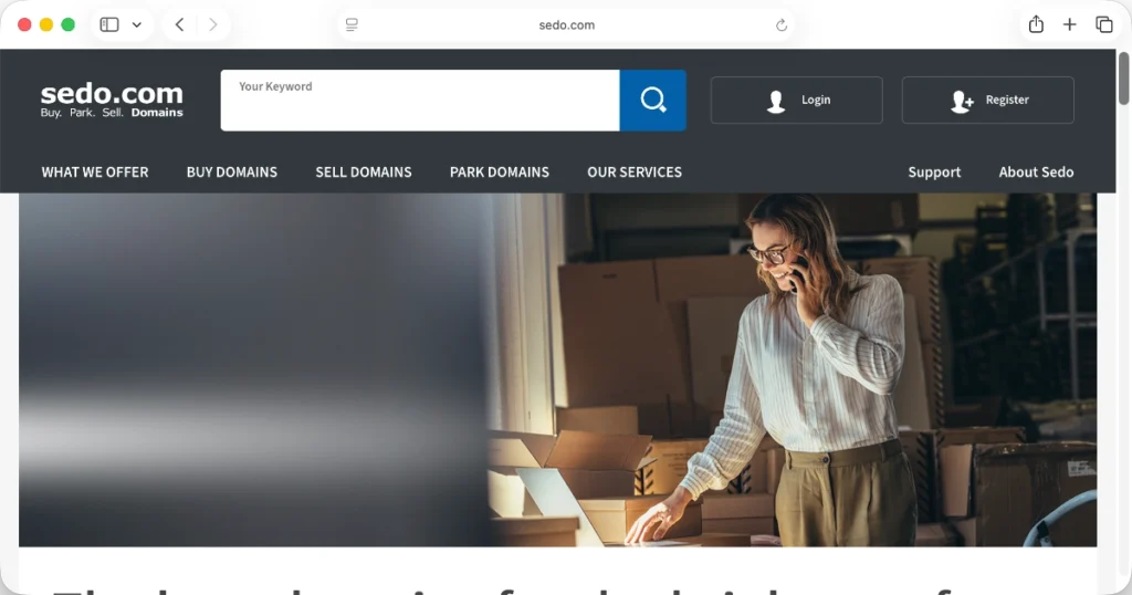 Sedo - where to sell domain names