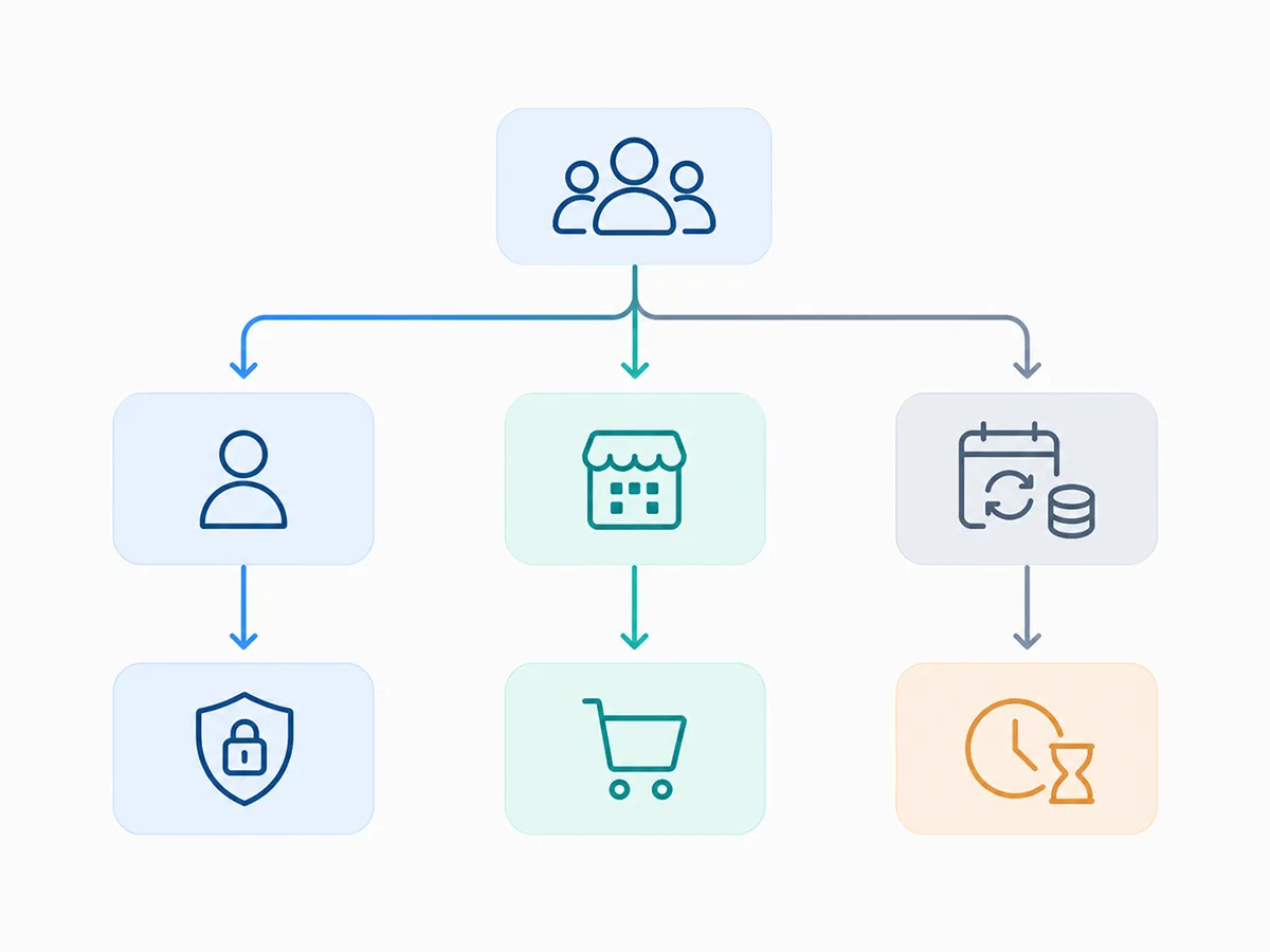 Decision tree for how to sell a domain safely by choosing the right closing option based on buyer source